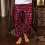 plaid pajama pants