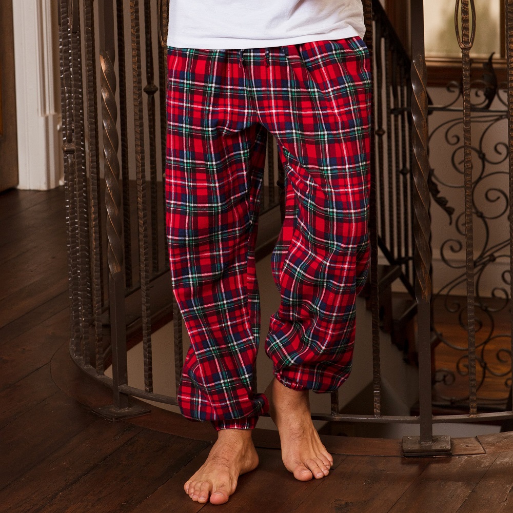 plaid pajama pants