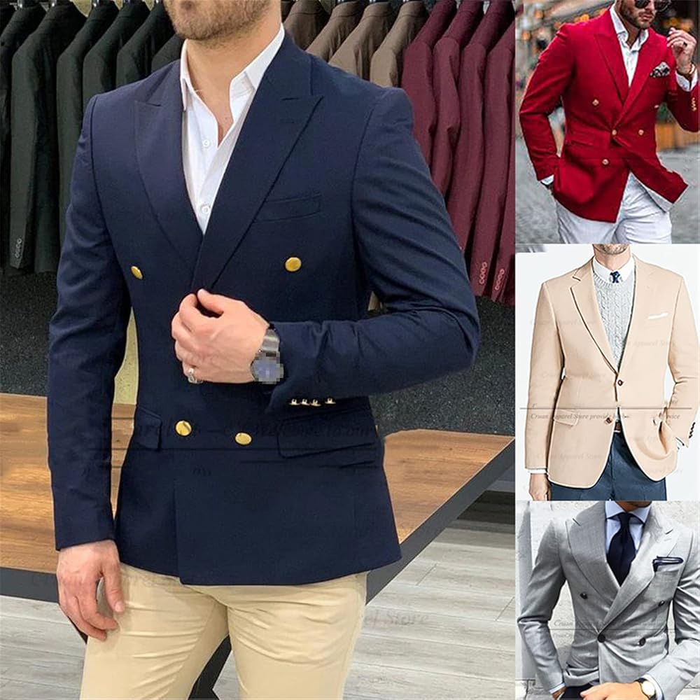 navy blue blazer men
