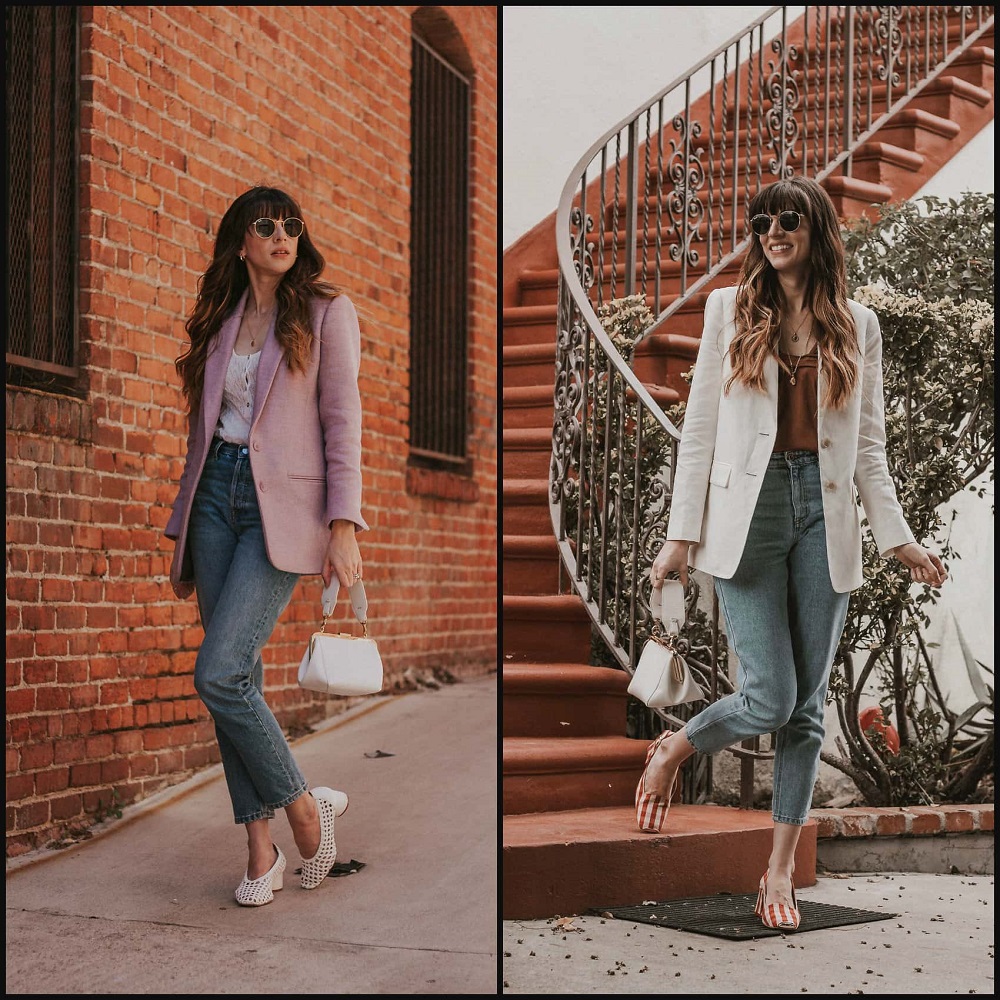 blazer and jeans