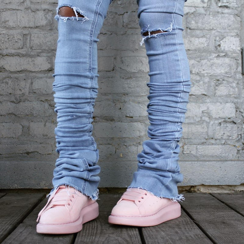 stacked pants