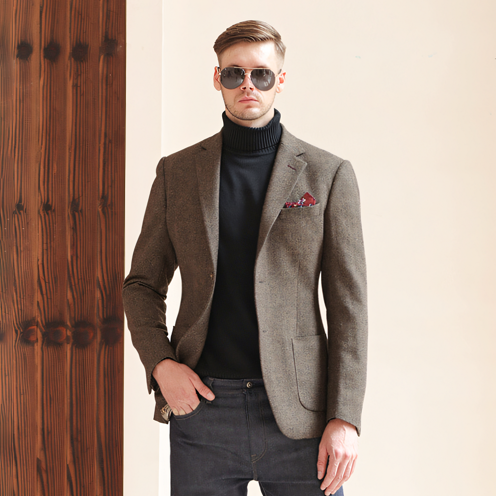 mens tweed blazer