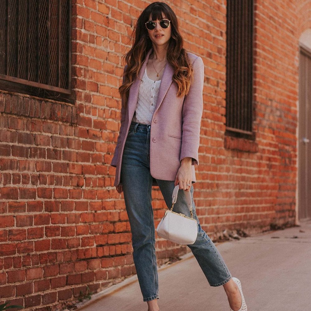 blazer and jeans