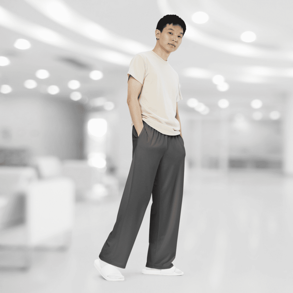 men's wide-leg pants