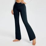 black bell bottom jeans
