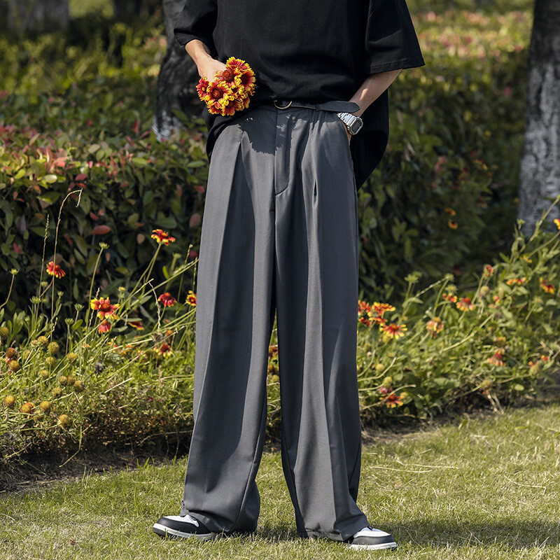 men's wide-leg pants