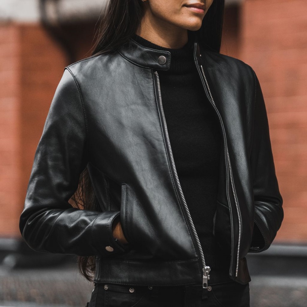 Womens-Jackets-Racer-Black