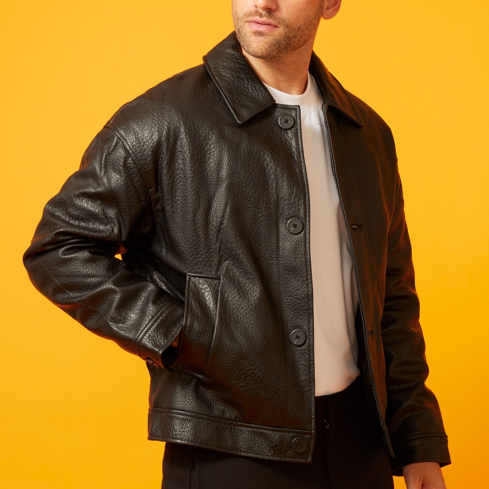 mens leather jacket