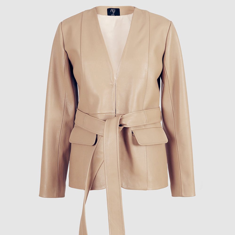 nude blazer