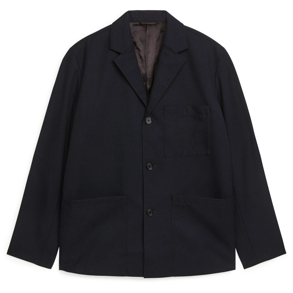 unconstructed blazer