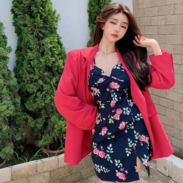 mini blazer dress