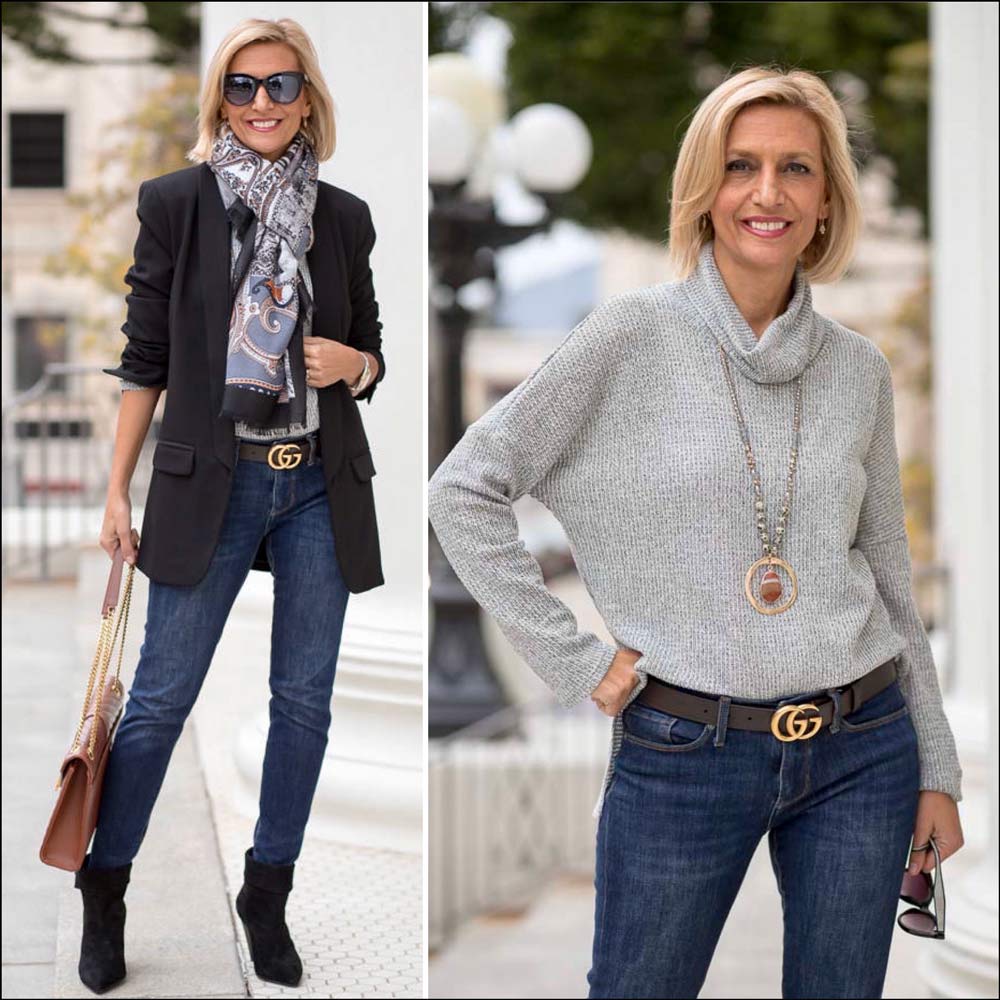 jeans with blazer women's