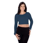 long sleeve crop tops