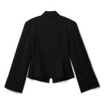 black fitted blazer