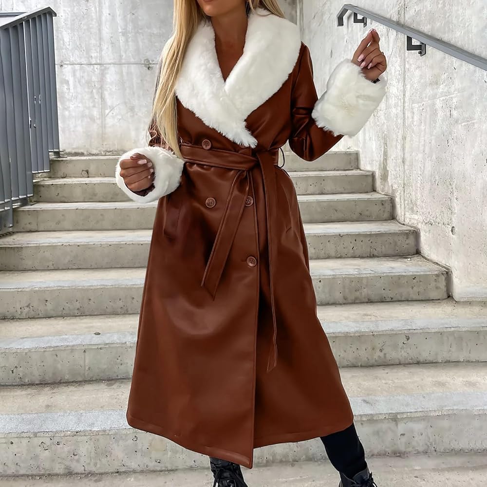 long leather jacket