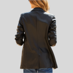 leather jacket blazer
