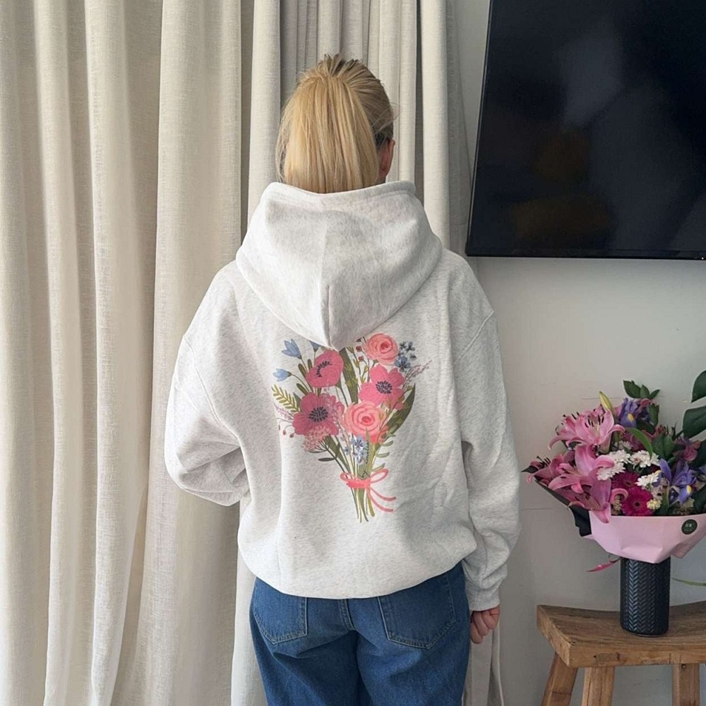 flower hoodies