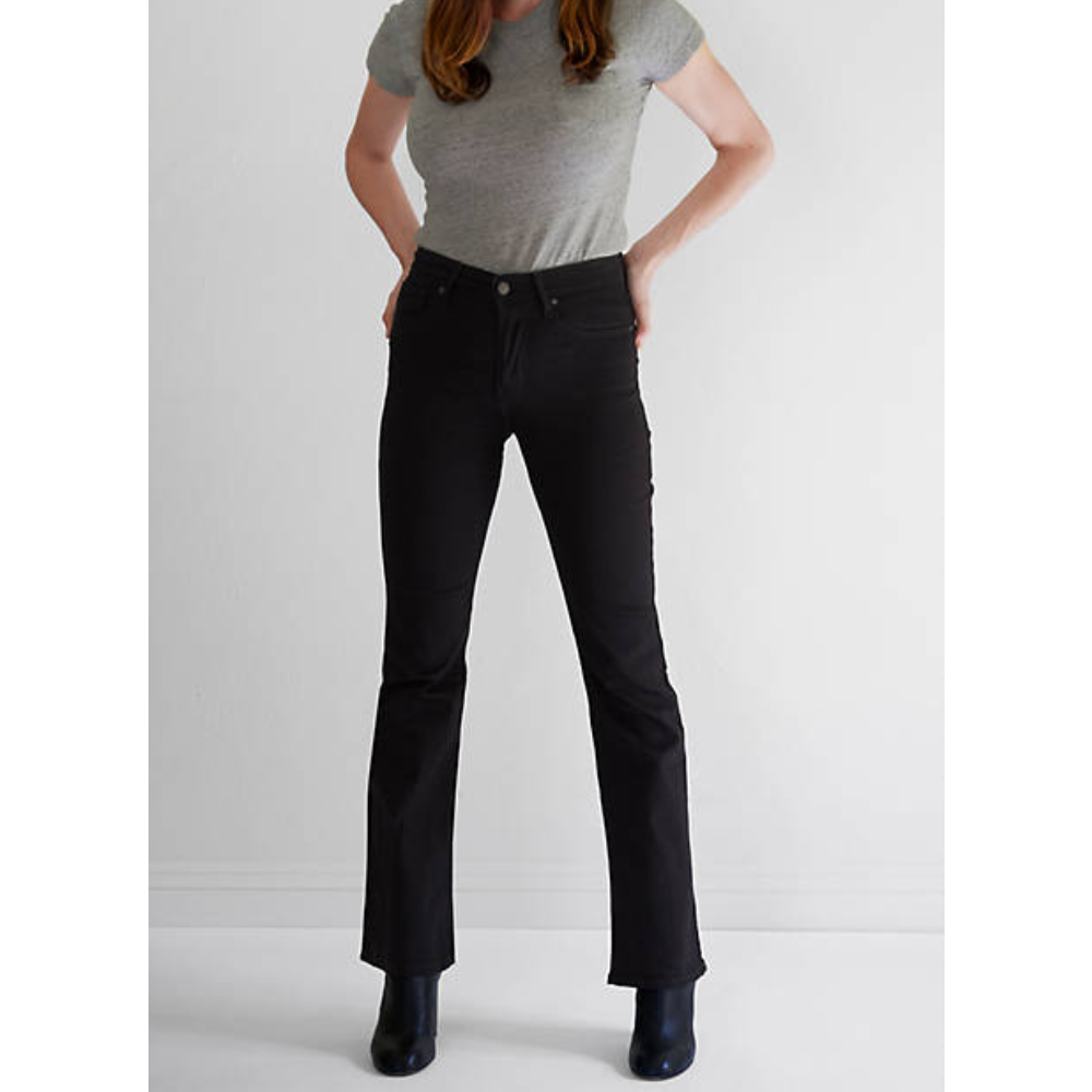 high waisted bootcut jeans