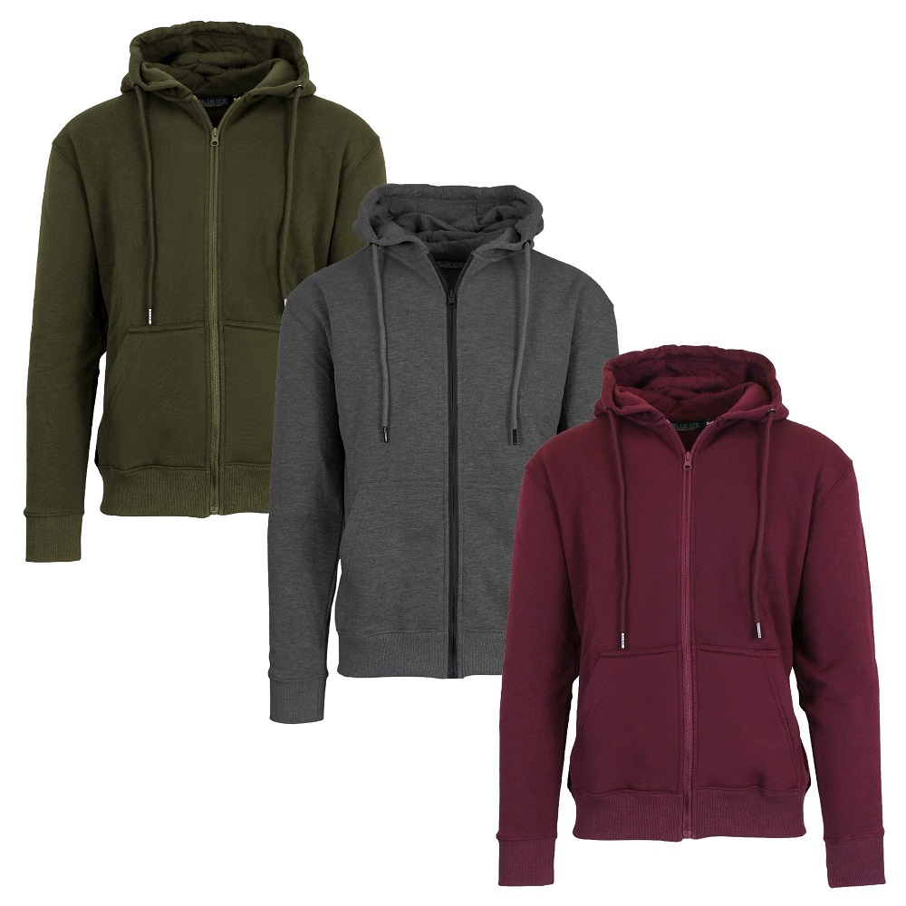 mens full zip hoodies