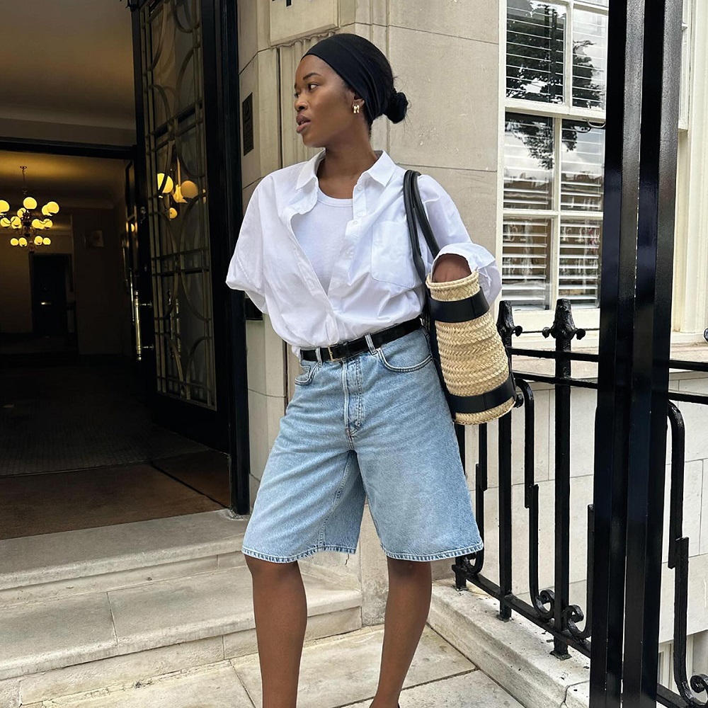 womens jean shorts