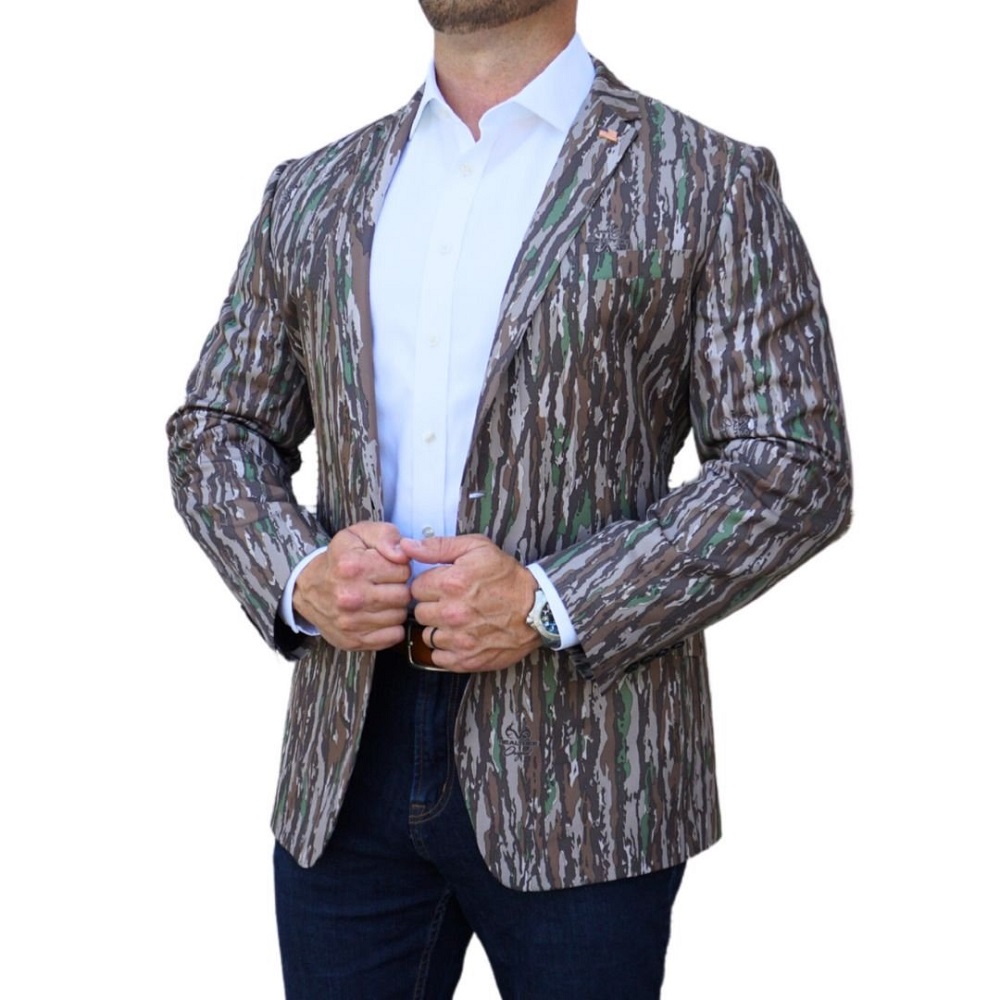 patterned blazer