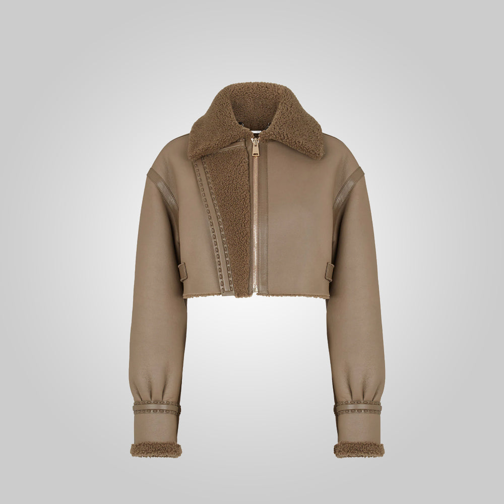 cropped bomber jacket