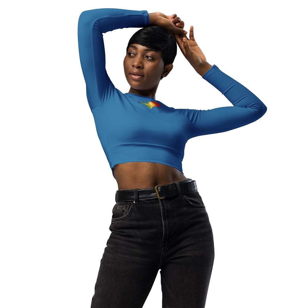 long sleeve crop tops
