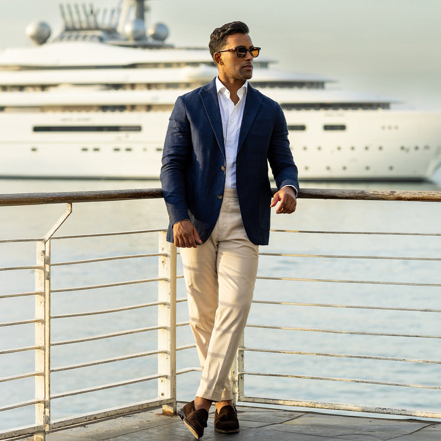 cotton blazer