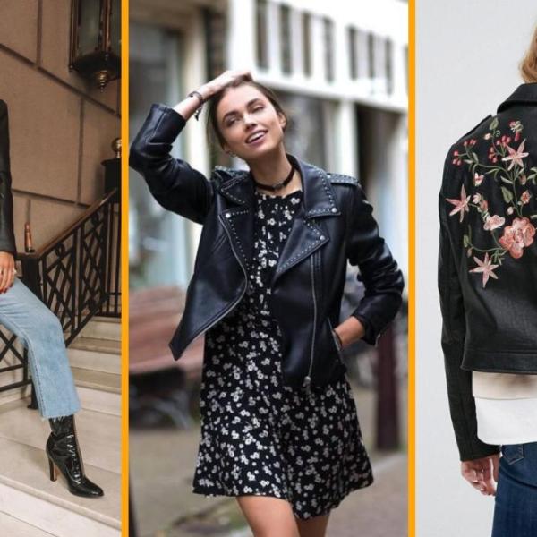 women leather jacket