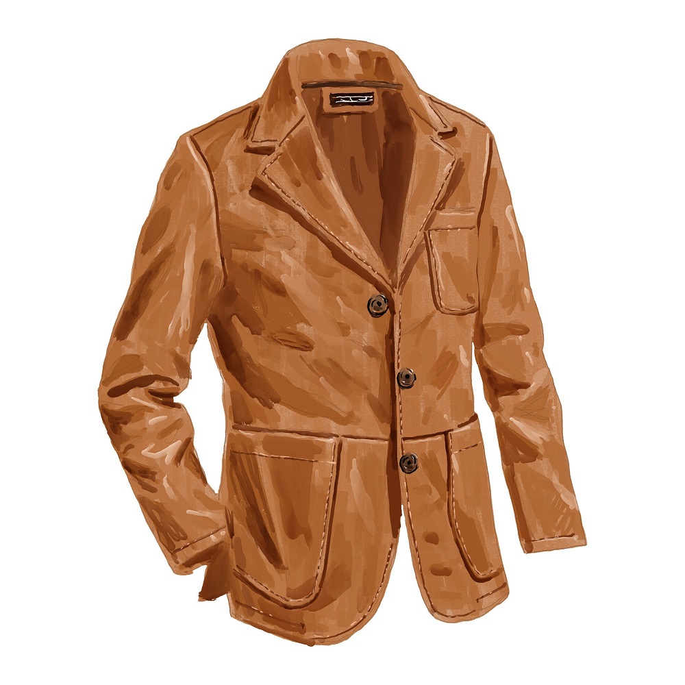 leather jacket blazer