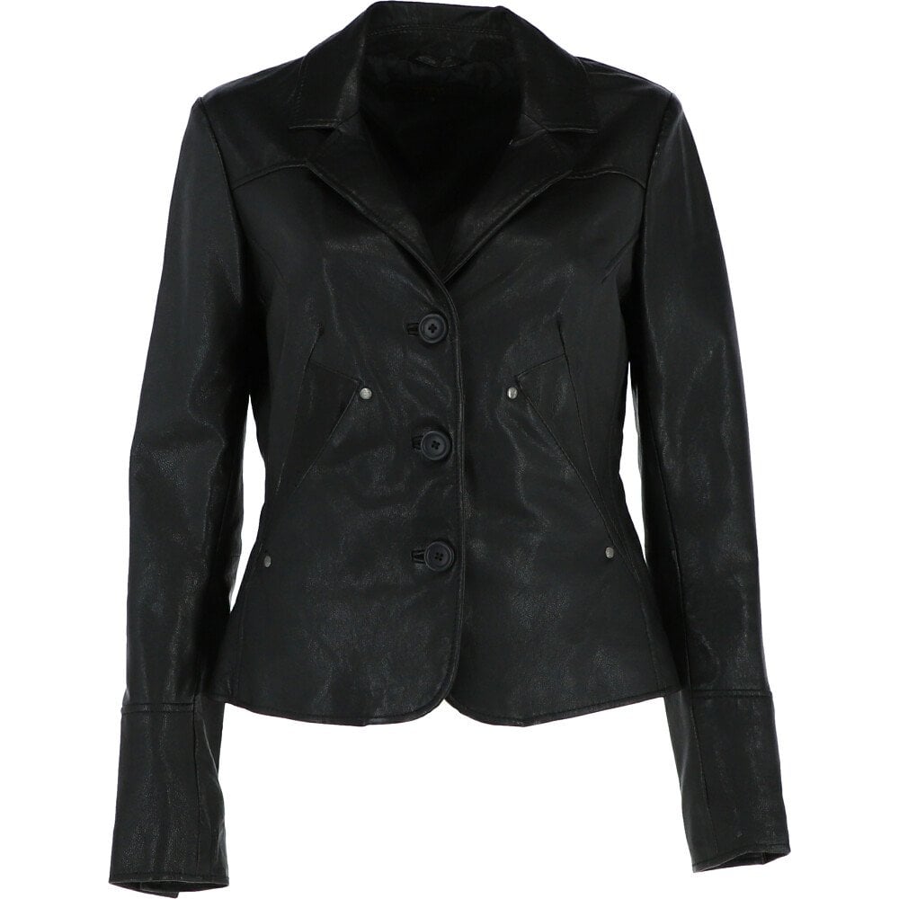 leather jacket blazer