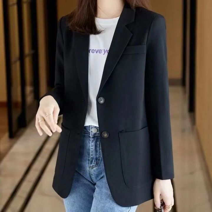 womens black blazer jacket