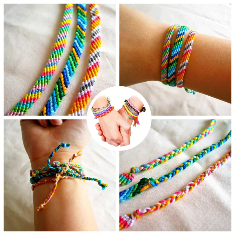 how to make bracelets with string
