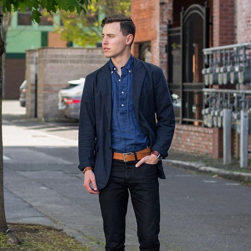 blazer with jeans