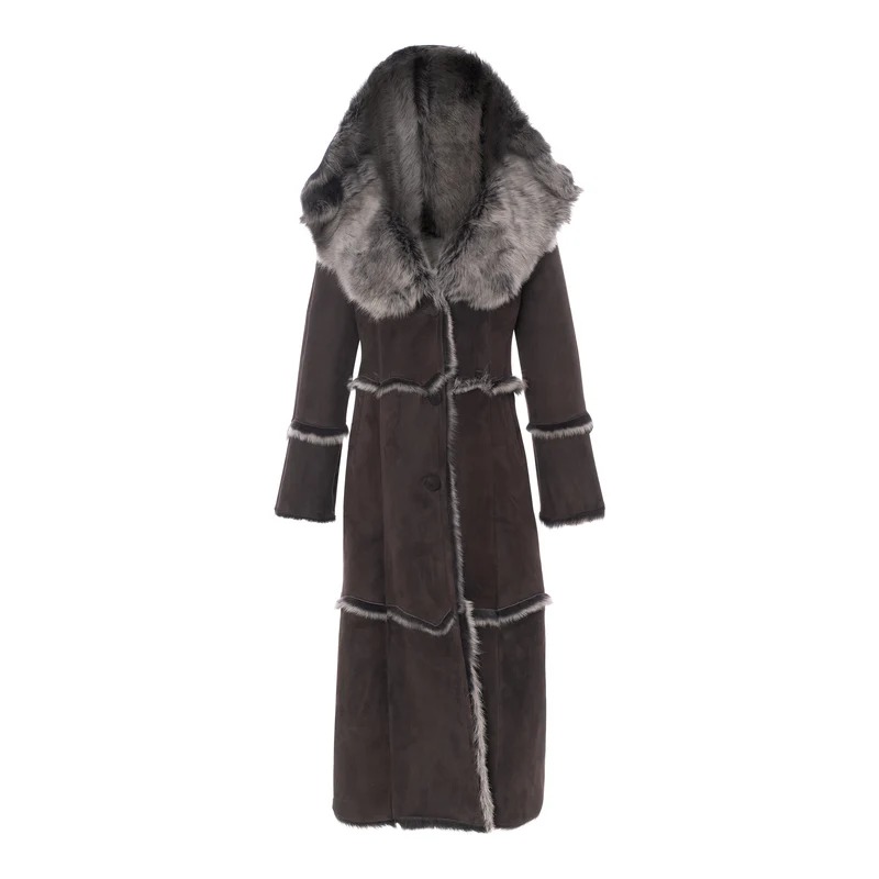 womens shearling coat