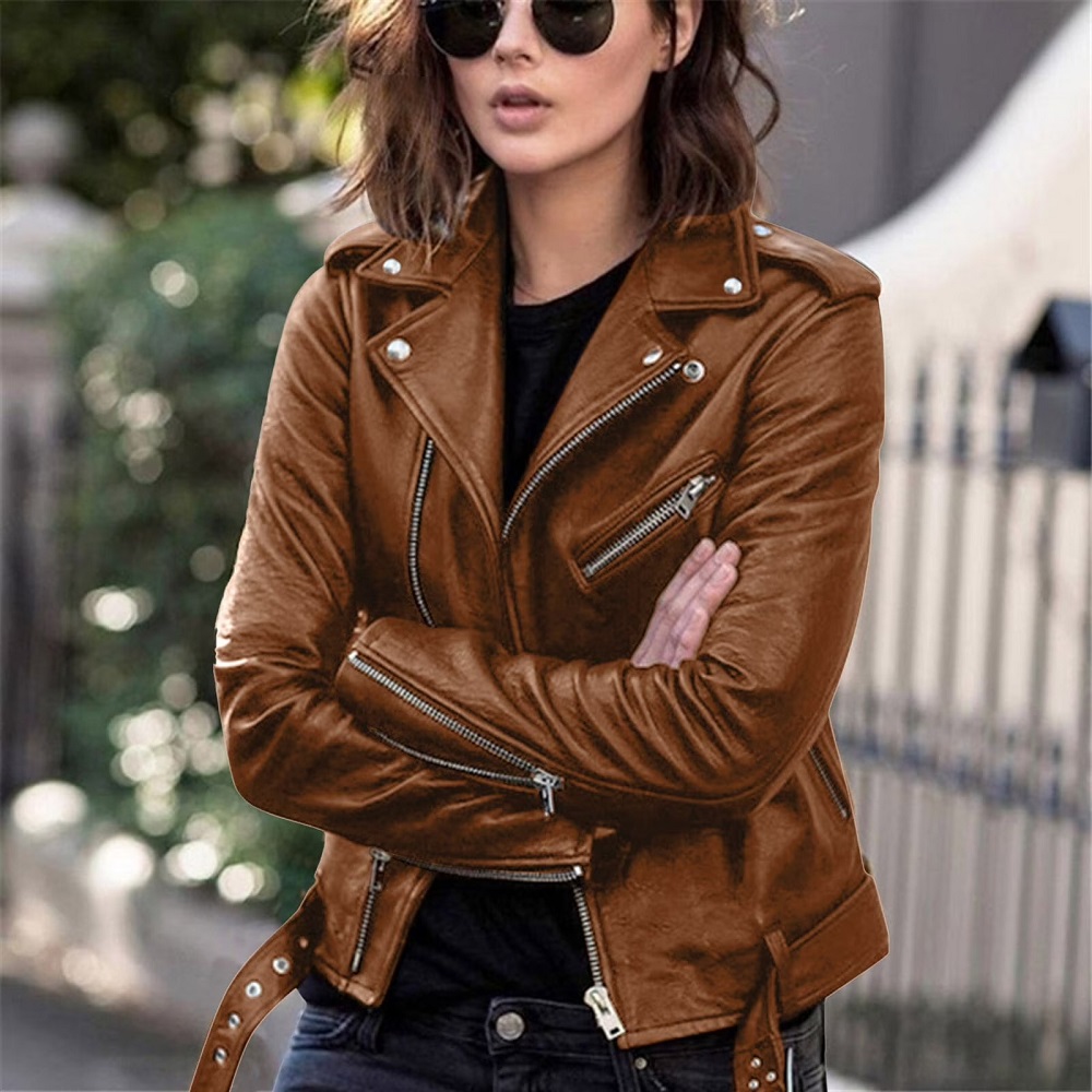 women’s leather jacket