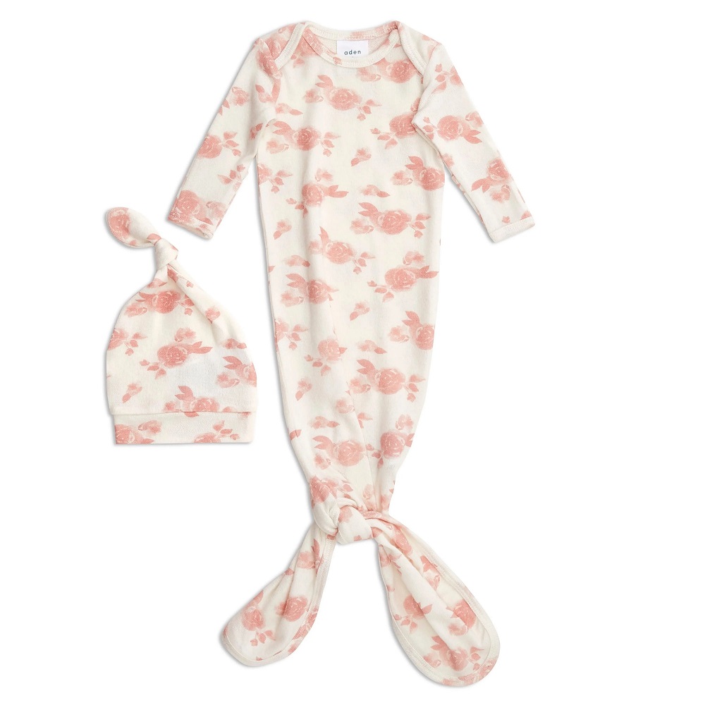 newborn knotted gown