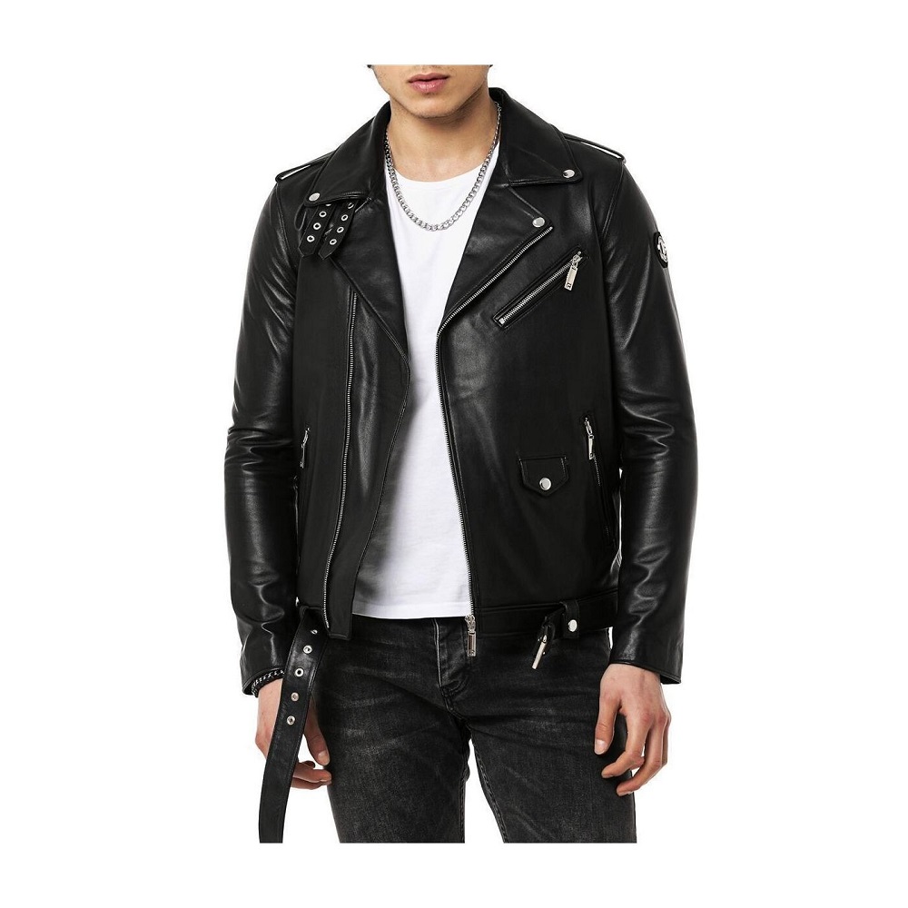 real leather jacket