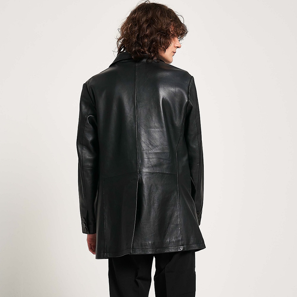 leather blazer for men