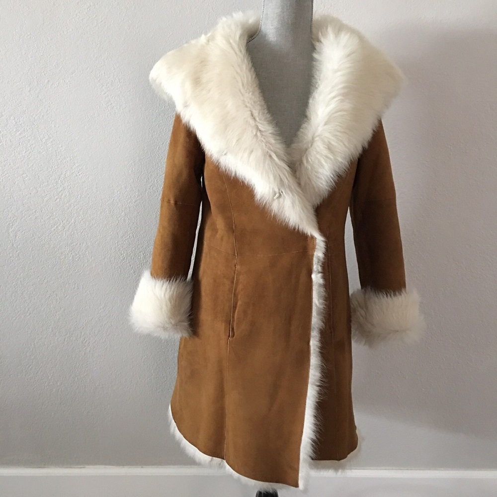 womens shearling coat