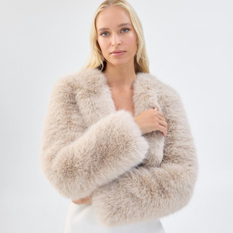 fake fur coat