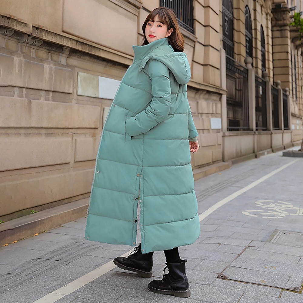 long down coat womens