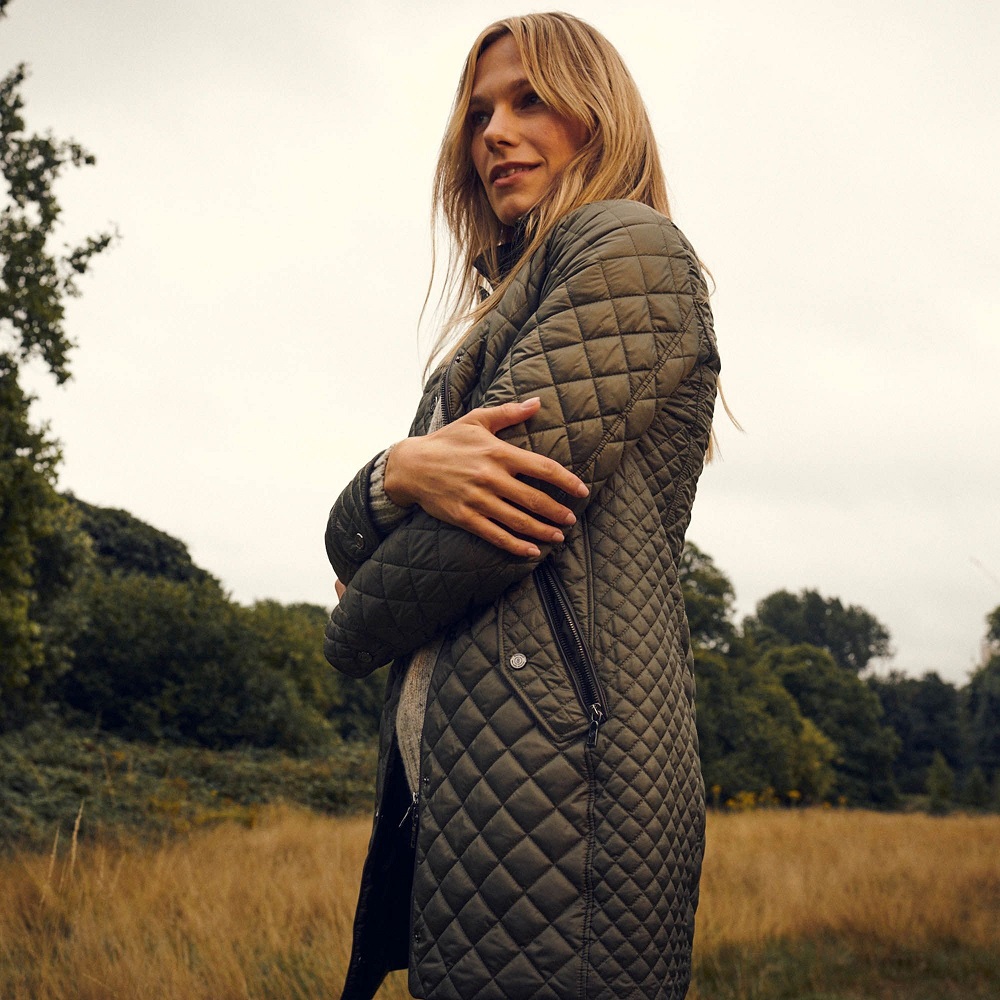 womens quilted coat