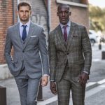 mens grey tweed blazer