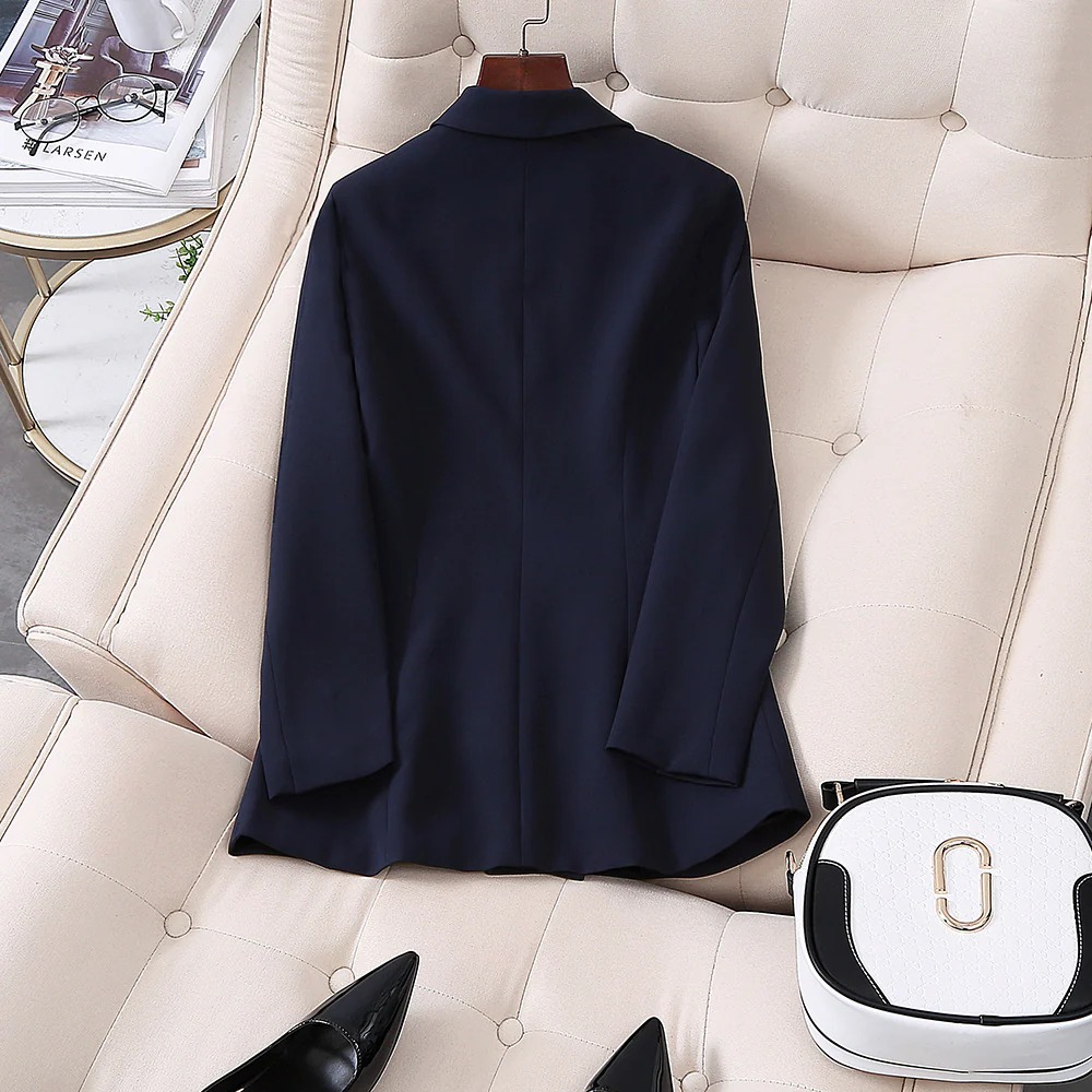 plus size navy blazer
