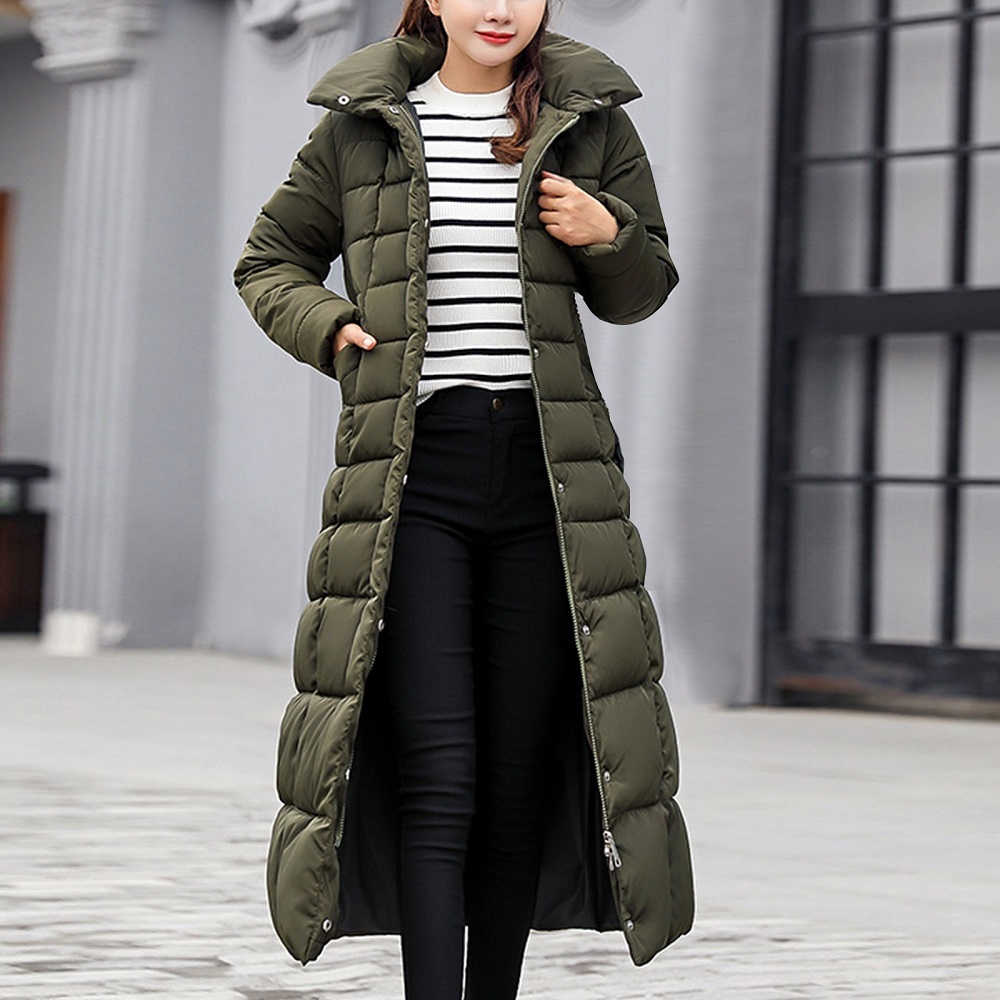 long down coat womens
