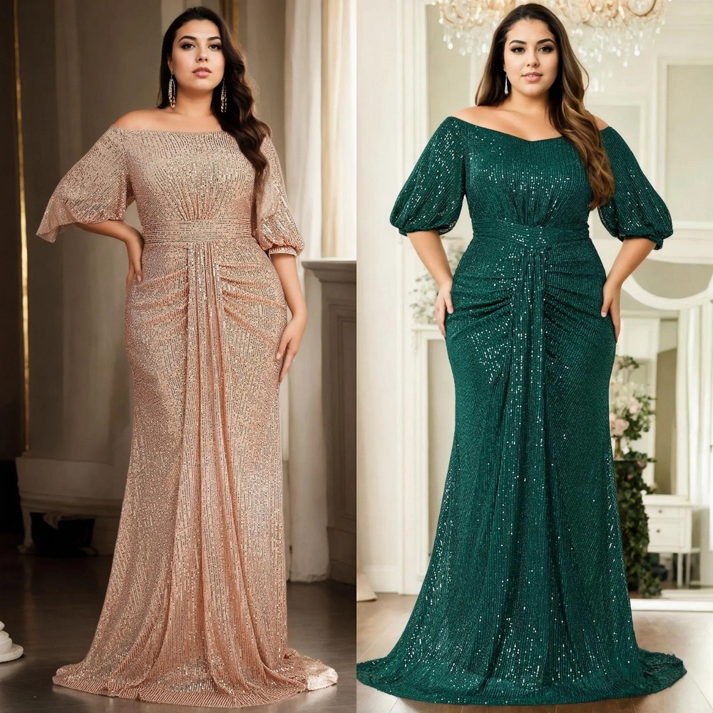 plus size evening gown