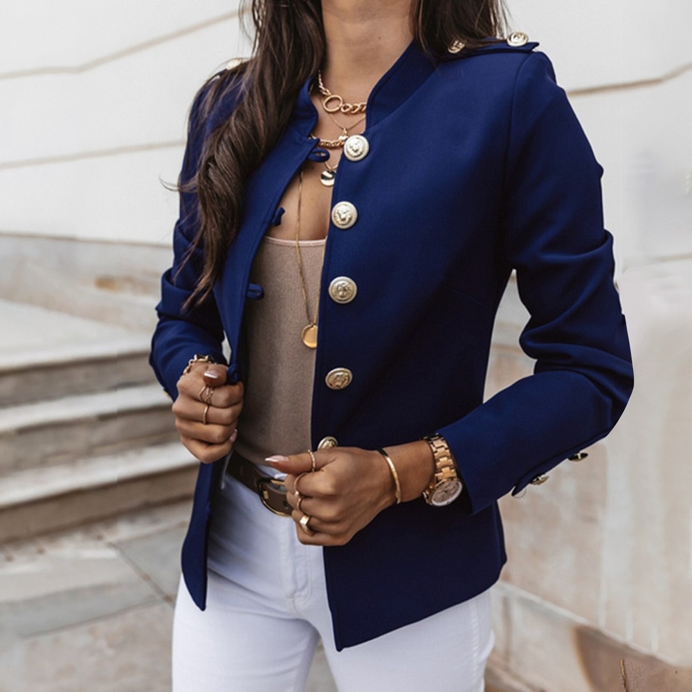 plus size navy blazer