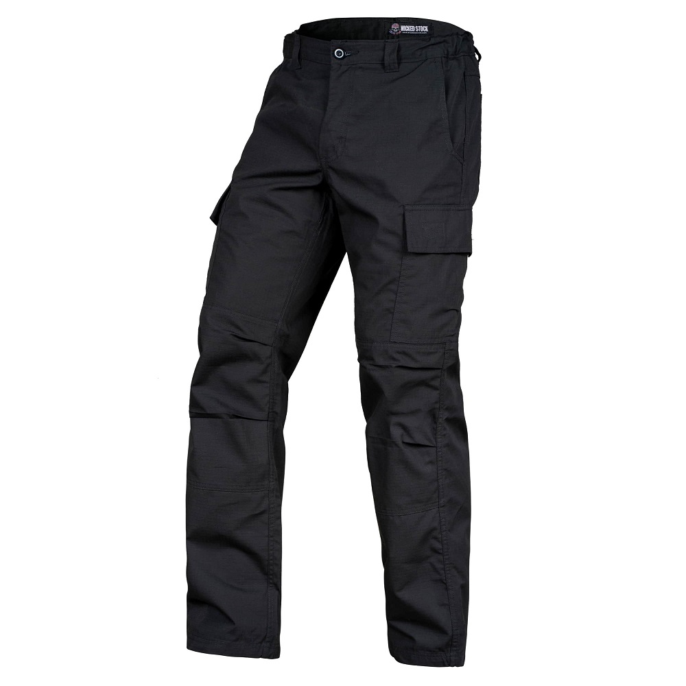 black cargo pants