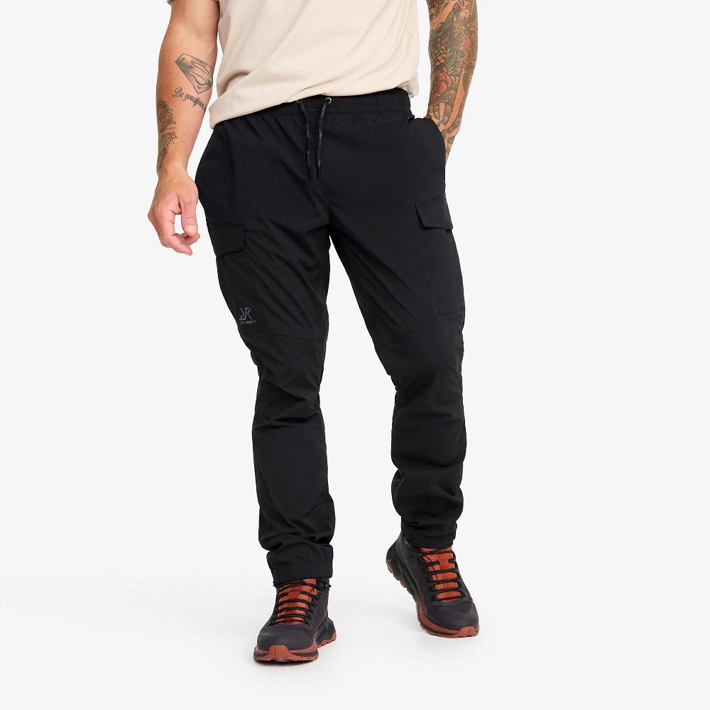 black cargo pants